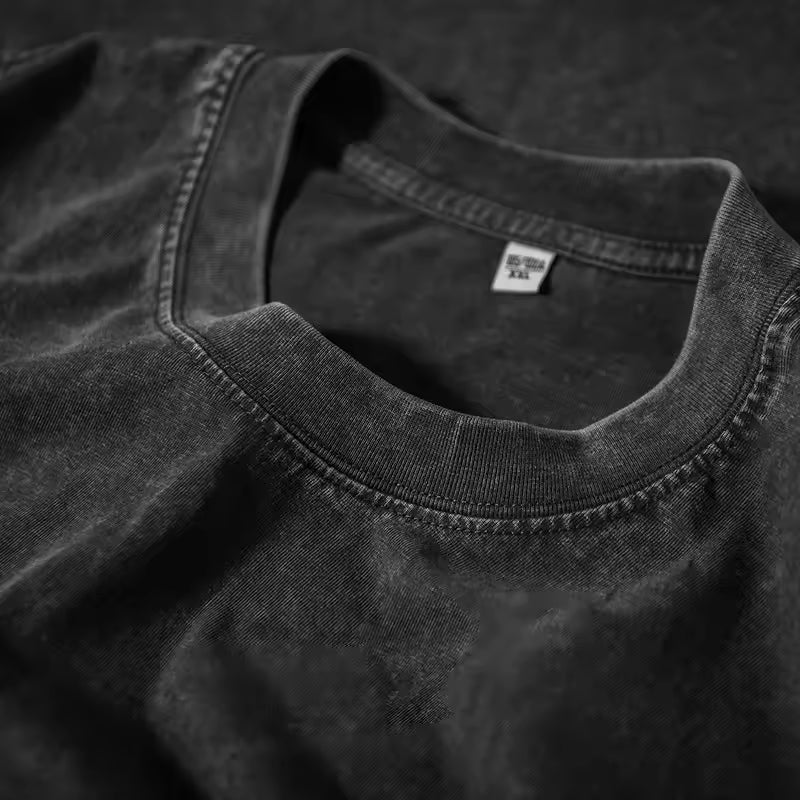 StillEssentials Oversized T-Shirts Men & Women Unisex Heavyweight Cotton Loose Fit Basic Mineral Wash Oversized Top Streetwear Baggy