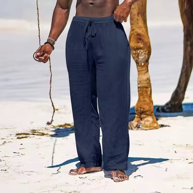 Men's Baggy Linen Pants