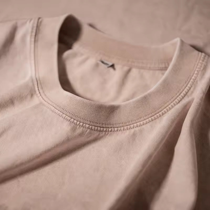 StillEssentials Oversized T-Shirts Men & Women Unisex Heavyweight Cotton Loose Fit Basic Mineral Wash Oversized Top Streetwear Baggy