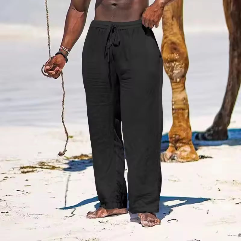 Men's Baggy Linen Pants