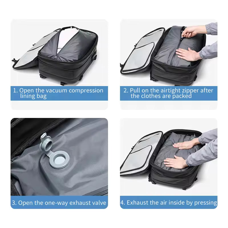Vacuum Seal Travel Backpack