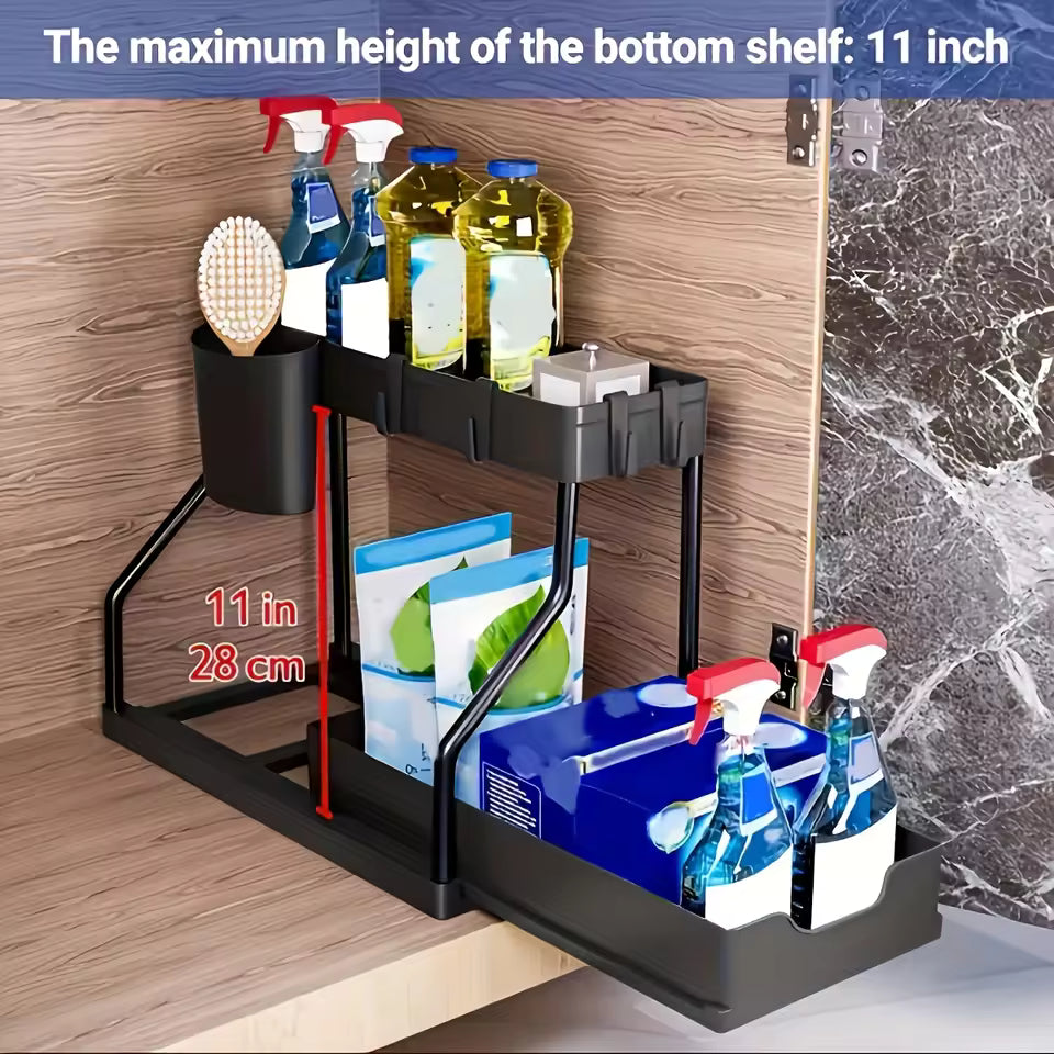 Sliding Cabinet Kitchen/Cabinet Organizer